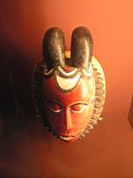 Ethnie Baoule, Masque masculin (rouge) Kplan-Kple du Goli